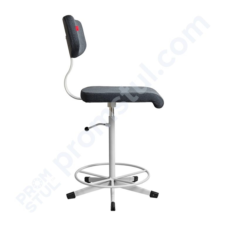 Стул промышленный СТС-5.2к  мягкий, подставка круг