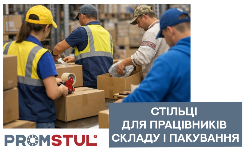 Стільці для працівників складу і пакування: що потрібно врахувати при виборі